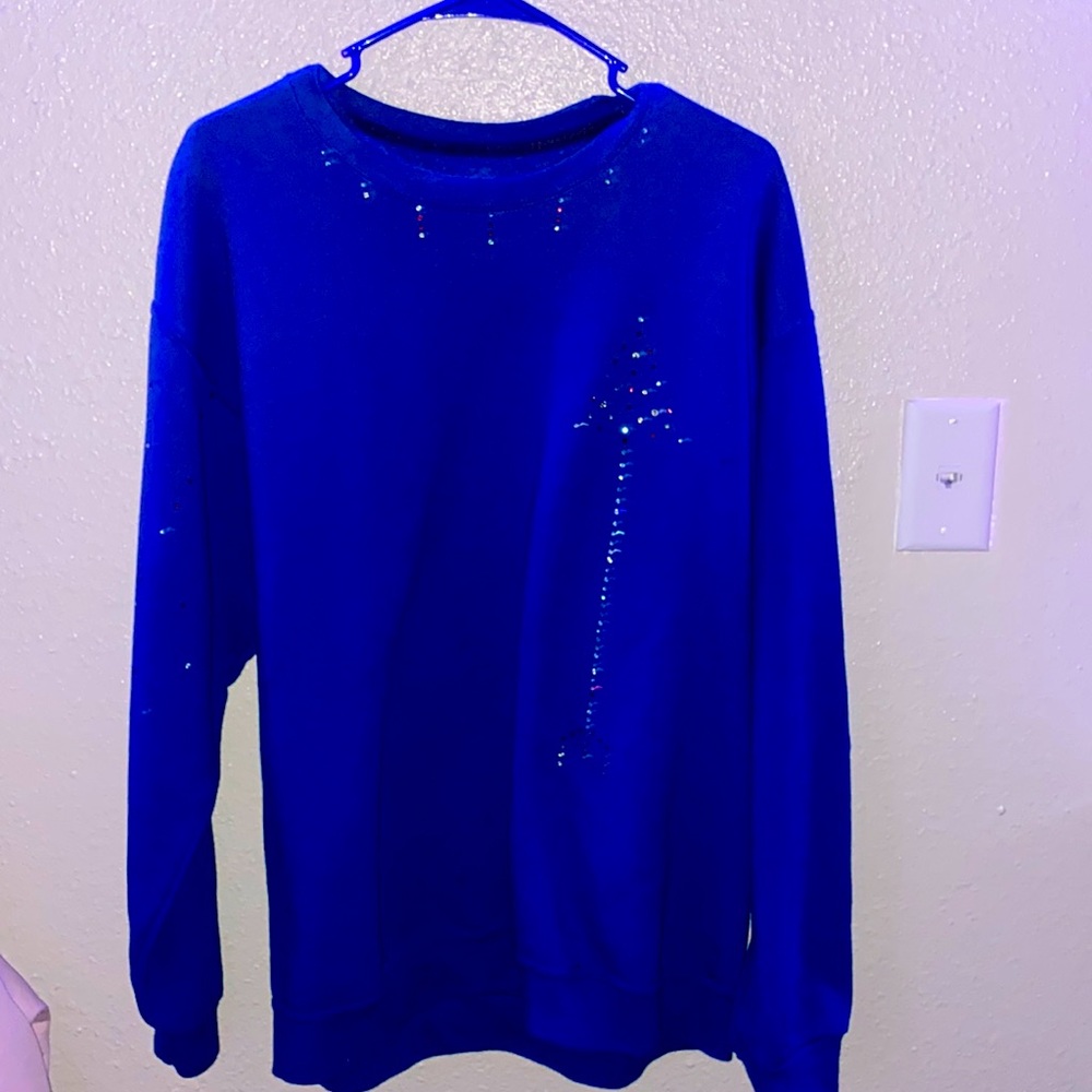 “TheProfessionaLoners” Rhinestone Sweater